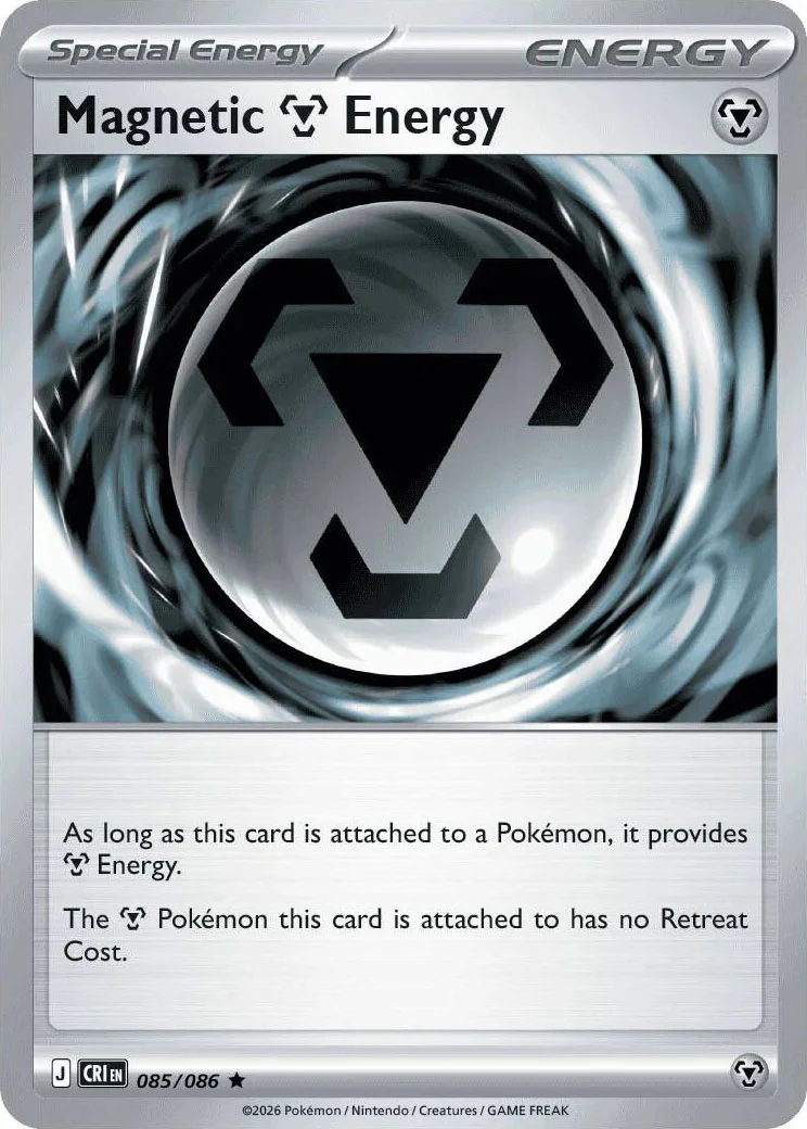 Magnetic Energy from Pokémon TCG Mega Evolution Chaos Rising card list