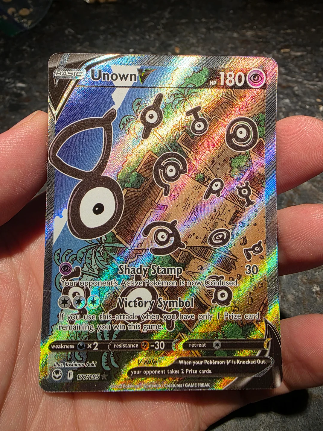 Close-up Pokémon card photograph used to inspect colour, printing, texture and surface quality